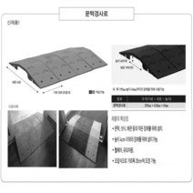 카업 차량진입판 800-450-140 (14Cm)점포진입판 상가진입판 휠체어
