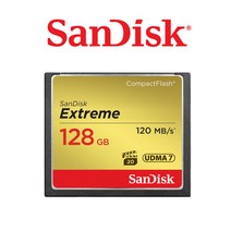샌디스크CF Extreme UDMA 7 32GB 컴팩트플래쉬, 128기가, 128GB