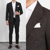 세컨에디션 편안한 보카시 반밴딩 정장