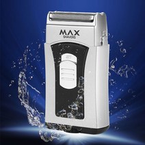MAX 휴대용 방수면도기 여행용 이중날 전기면도기