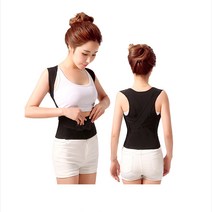 정수생활건강 바른자세 어깨 허리 자세교정밴드 L(24~26인치), 1개