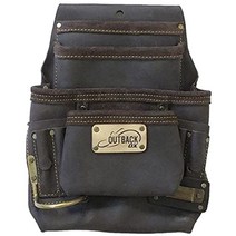 OX Ox Tools 프로 10 포켓 툴 패스트너 파우치 오일-탠드 레더, 1개