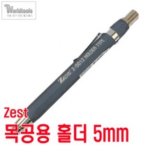 Zest 목공용 샤프 홀더 5mm심 사용, 검정