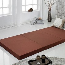 고운님 3단 접이식매트리스 고탄성폼, 17. 옥스포드 브라운