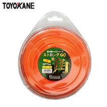 TOYOKANE 토요카네 도요가네 예초기날 나일론줄 사각-오렌지 2.4mm 76M 예초기끈 나이론끈
