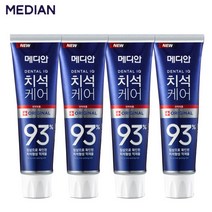 메디안 오리지날 치석케어 치약, 4개, 1개입