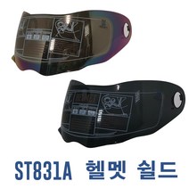JEC ST831 시스템헬멧 쉴드 면, 클리어 쉴드