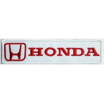 예스와펜 D744 - HONDA_사각 혼다 화이트 마크 패치 와펜