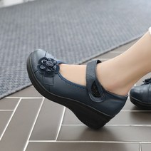 천연소가죽 제니오 통굽 메리제인
