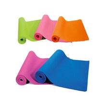 정스포츠 PVC 요가매트 4mm 6mm 요가 필라테스 요가용품, 핑크