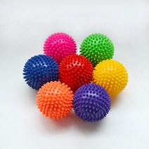 아이콘Traning 지압 마사지볼 9.5CM 7가지색상, 블루, 1개