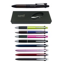 무료 각인 +선물상자 제트스트림 3색 볼펜 4&1 멀티펜 퓨어몰트, SXE3-800-05(블랙)각인+상자