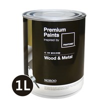 노루페인트 팬톤페인트 우드앤메탈 철재 목재 친환경페인트 싱크대페인트 1L (화이트)
