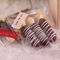 쿠킹스토리 빼빼로만들기재료모음, 641) 미니핑거용 접착무지50장, 1개