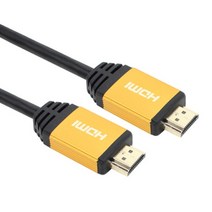 엠비에프 최고급형 HDMI 골드케이블/4K ULTRA HD 초고화질 해상도 지원/lg 삼성 레노마 한성 모니터 TV 연결 케이블/1M/1.5M/2M/3M/5M/10M/15M [Ver2.0] 419986, 1M