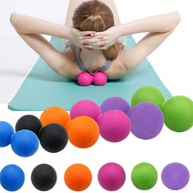 당일발송 마사지볼 땅콩마사지볼 라크로스볼 발바닥지압, 싱글(블루)
