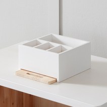 커피박스&트레이 보관함, 화이트, 1개