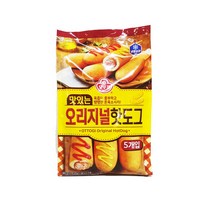 오뚜기 맛있는 오리지널 핫도그(5개입) 400g(아이스박스포장), 1개