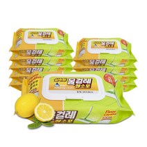 홈인더스트리 물걸레청소포 실속형 중형 30매, 10개