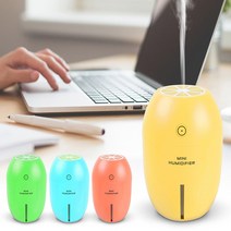 네츄럴데이 USB 레몬 미니가습기 소형가습기 무드등가습기, 오렌지