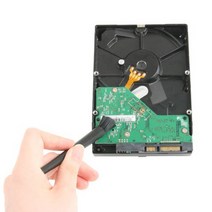 다용도 정전기방지 먼지제거 블랙브러쉬 폭1CM 길이 12CM, CS-BB654, 1개