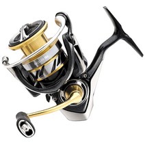 Daiwa 엑셀러 LT 스피닝 릴 5+1 5.2:1 EXLT4000D-C, Black+Gold