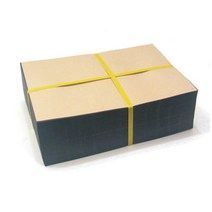 8절흑도화지 흑켄트지 125매 미술 재료 검정도화지, 단품