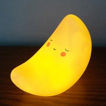 귀여운 스타일의 달님 무드조명, 달