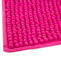 알티 카라 쇼트 파일 셔닐 미끄럼방지매트 50.8 x 81.3cm, Fuschia, 1개