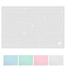 [동화오피스] 반투명 커팅매트 A3 45x30cm / 책상매트 칼판, 화이트
