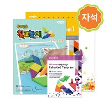 퍼즐리아 자석칠교 유아 초등수준1 활용세트, 혼합색상, 1인용