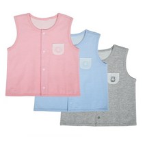 봄가을)실내조끼들(블루/핑/그레) 80/90호