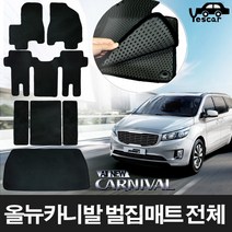 올뉴카니발 벌집 EVA 이중매트 한대분 바닥매트, 9인승 한대분, 기아자동차, 기아
