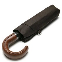 레인스 rain s. 가죽핸들J형 3단자동 우양산-R794 브라운 3단우산