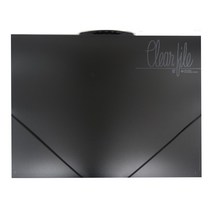 문화산업 A2 클리어파일, 흑색