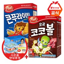 포스트 씨리얼 콘푸라이트 600g+코코볼 570g+랜덤사은품, 2개