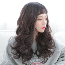 고운머리 똑딱이 붙임머리 헤어피스 스타일피스 미디움 러블리웨이브, 내츄럴블랙15호, 1개