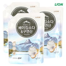 참그린 베이킹&구연산 주방세제 1kgX3개/리필/용기, 단품