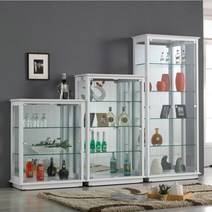 앤탑퍼니처 엑설런트 강화유리장식장 장식장, 700-5단장식장(화이트)