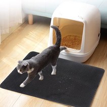 8요일 고양이 사막화 방지 모래매트1+1