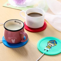 USB 보온 워머 머그컵, 레드