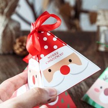 선물박스 선물상자 어린이날선물 선물박스+쇼핑백 구성 미니선물박스 선물포장, 01_미니선물박스(레드산타), 5장