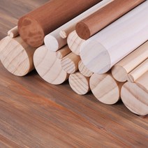 만물트럭 목봉 무료재단 나무봉 DIY 마크라매재료 원목봉 우드봉 목재, 목봉 2cm - 길이 60cm