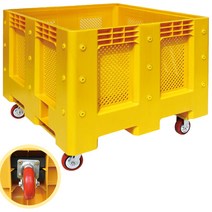 세화 플라스틱 점보상자 점보박스 625L 그릴형 공업 식품 대용량 운반, 1개