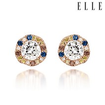 엘르 여성용 14k 빈티지귀걸이 gold pin ELGPEE059