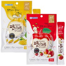 포켄스 과일퓨레 펫디저트 유기농 사과105g+망고105g(15gX14개)