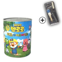 노루페인트 뽀로로 키즈 바이오 페인트 0.9L 반광 간단세트, 뽀로로 화이트