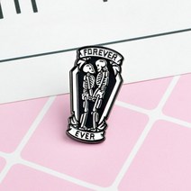 kirakirashop 포에버 해골 브로치 BRC3132