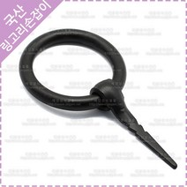옛날 장식 한옥 대문 손잡이 흑외핀 링고리 문고리 방문 손잡이 YJ-6-27