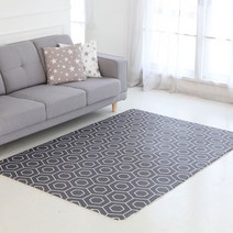 놀이방매트 놀이매트 바닥매트 유아매트 아기매트 층간소음방지매트 거실매트, 15T양면-헥사곤/웨이브